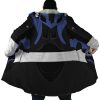 Blue Psycho Rangers AOP Hooded Cloak Coat NO HOOD Mockup - Power Rangers Mall