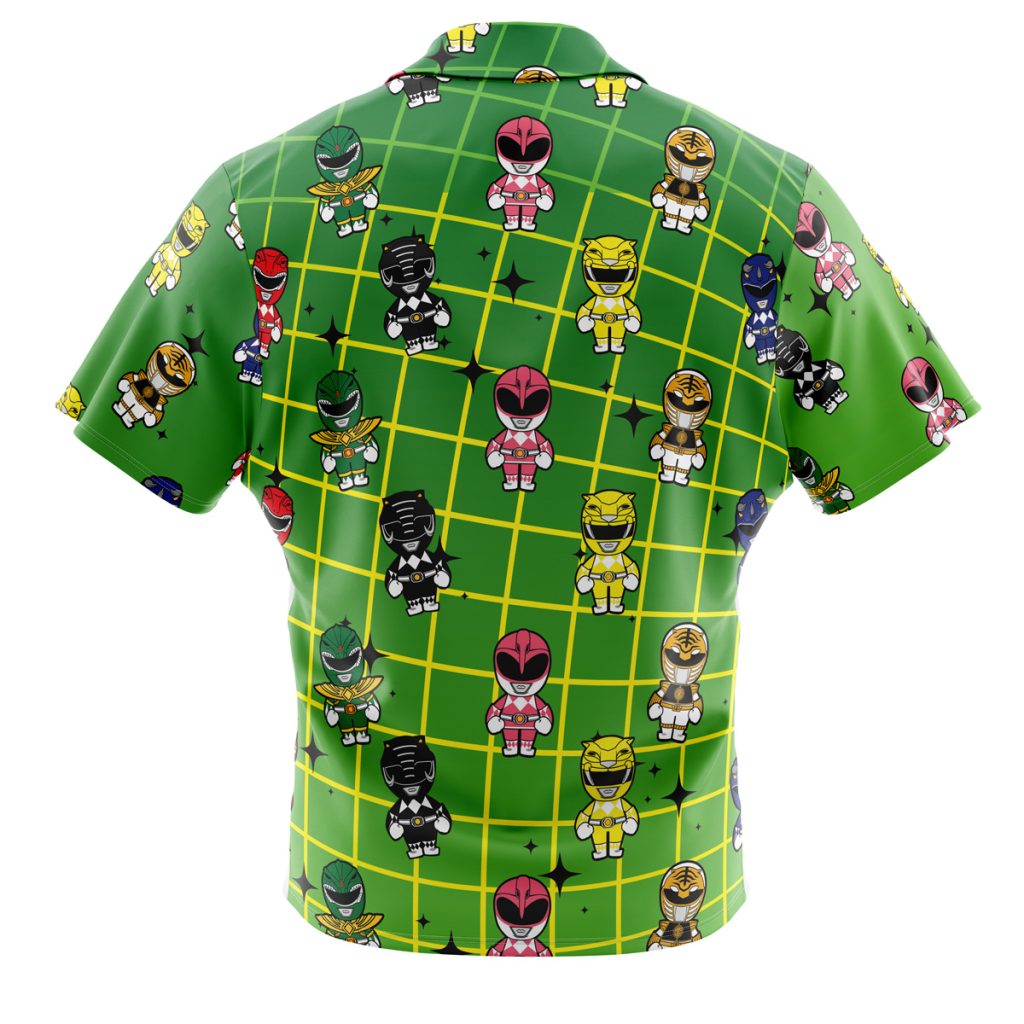 Button Up Hawaiian Shirt back 26 - Power Rangers Mall