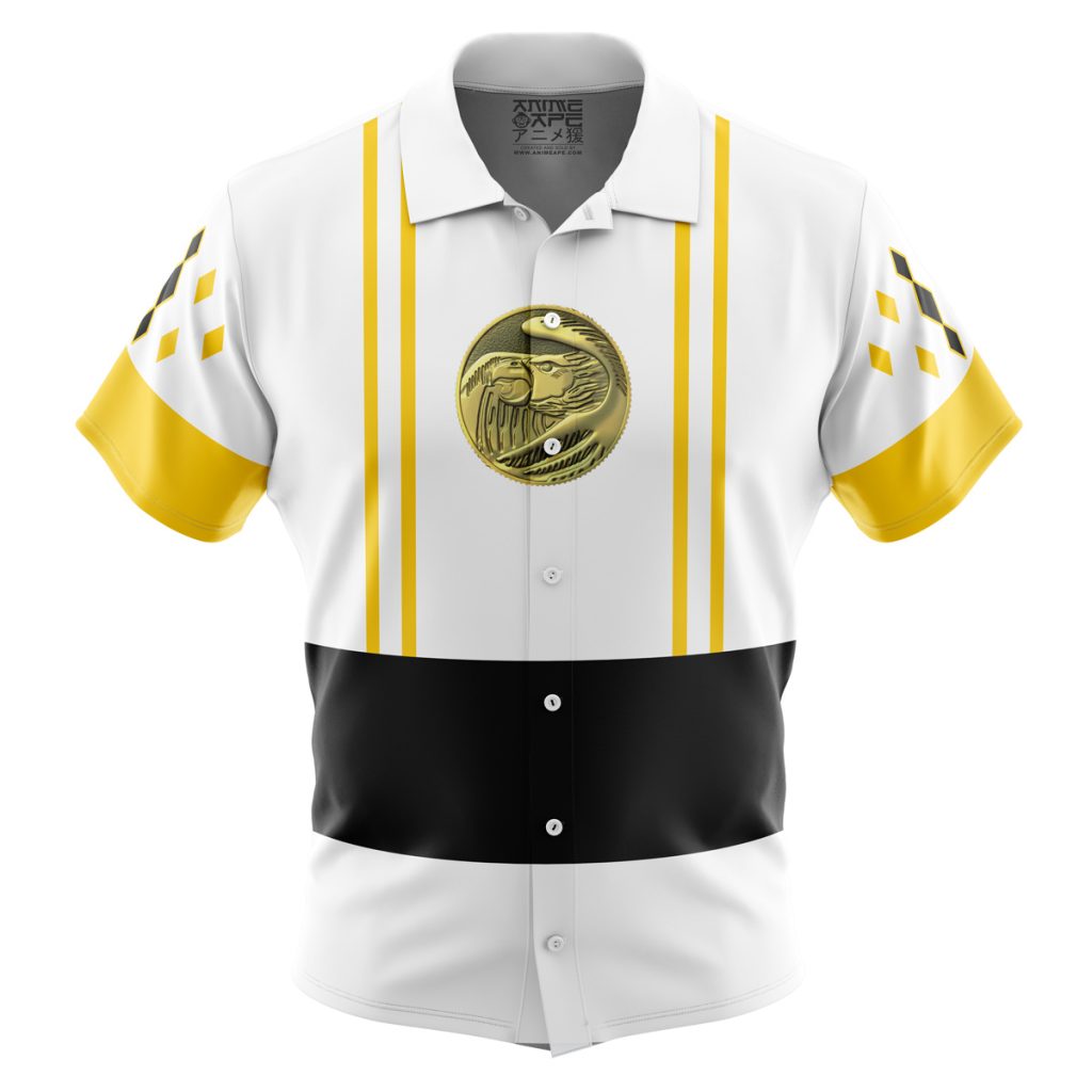 Button Up Hawaiian Shirt front new 14 - Power Rangers Mall