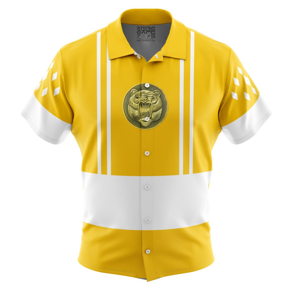Button Up Hawaiian Shirt front new 15 - Power Rangers Mall