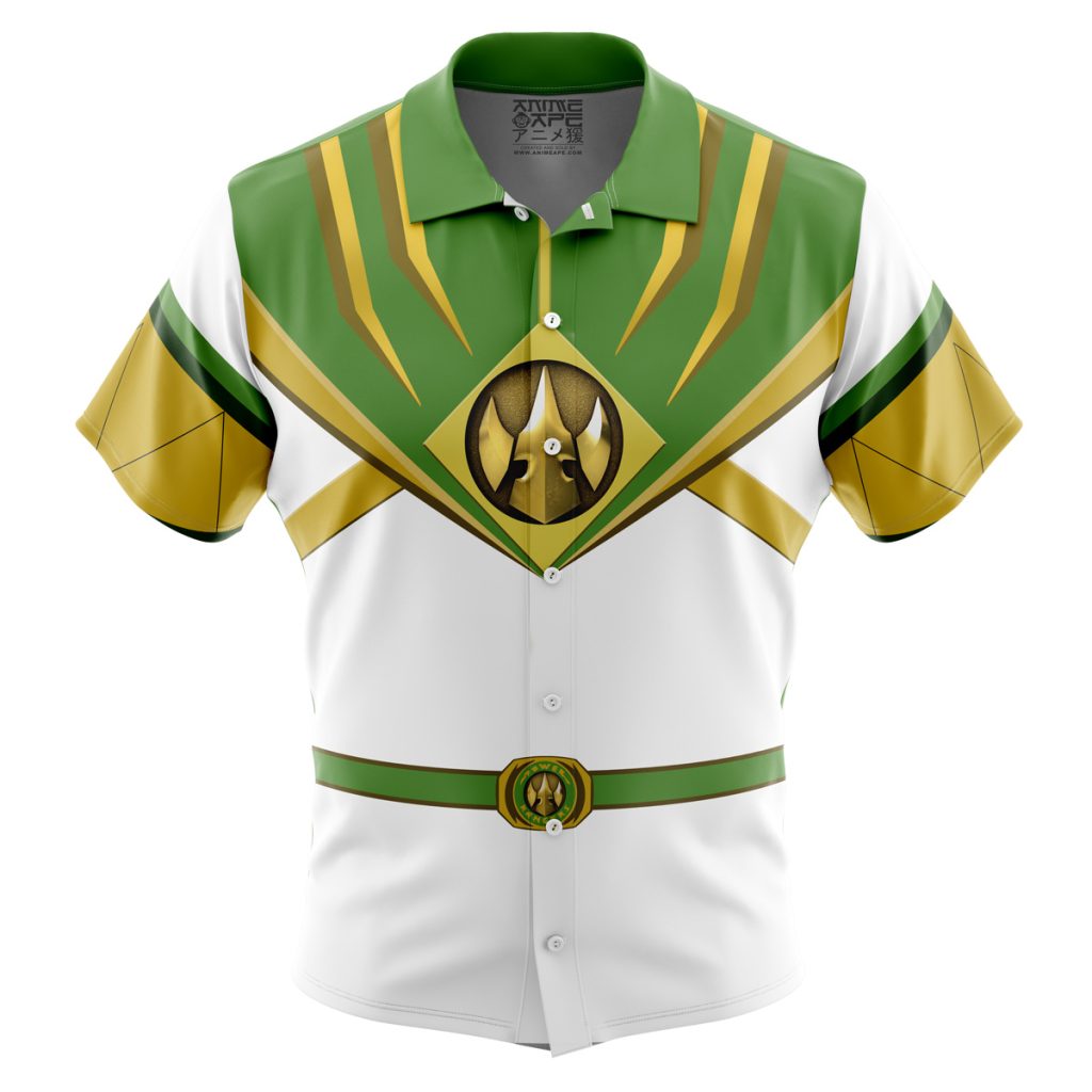 Button Up Hawaiian Shirt front new 3 - Power Rangers Mall