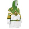 Oodie Oversized Blanket Hoodie front right 12 - Power Rangers Mall