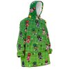 Oodie Oversized Blanket Hoodie front right 49 - Power Rangers Mall