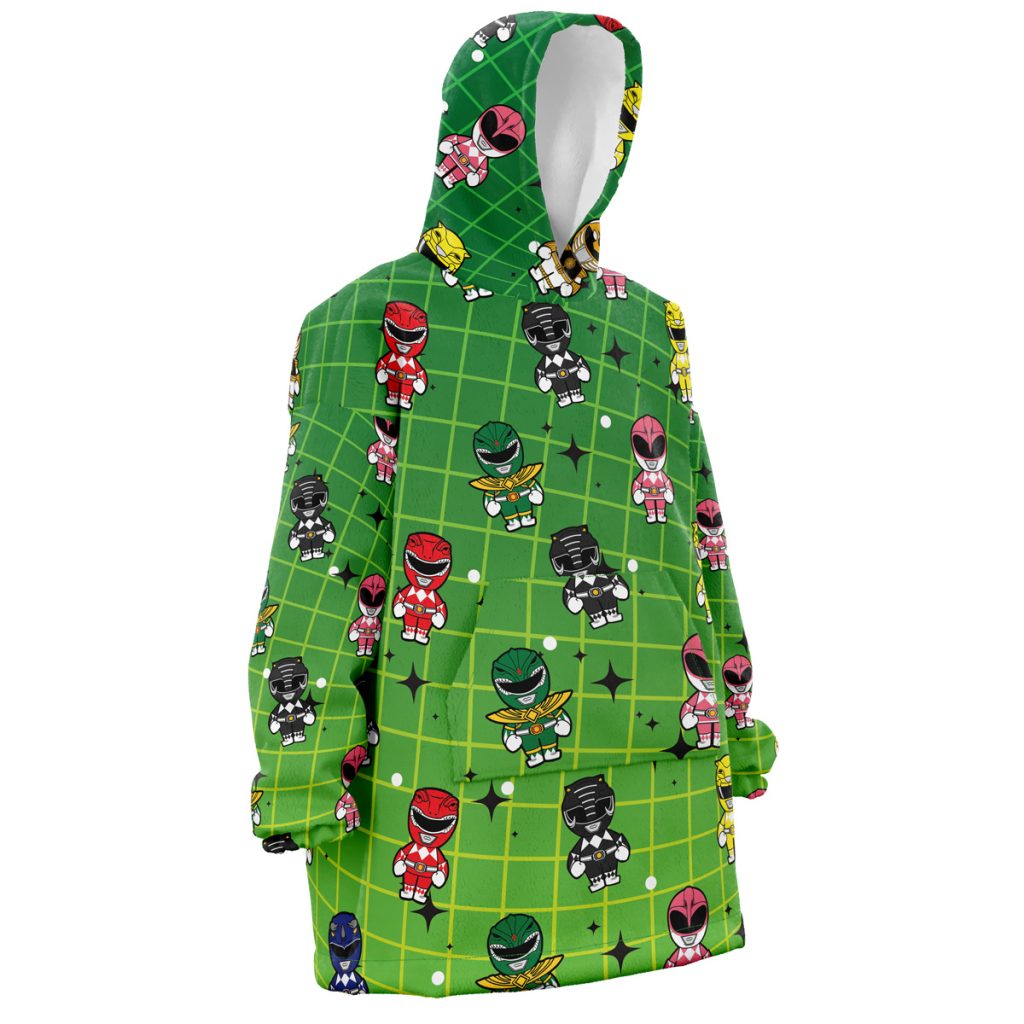 Oodie Oversized Blanket Hoodie front right 49 - Power Rangers Mall