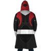 Red Psycho Rangers AOP Hooded Cloak Coat BACK Mockup - Power Rangers Mall