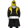Yellow Psycho Rangers AOP Hooded Cloak Coat BACK Mockup - Power Rangers Mall