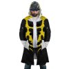 Yellow Psycho Rangers AOP Hooded Cloak Coat FRONT Mockup - Power Rangers Mall