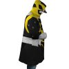 Yellow Psycho Rangers AOP Hooded Cloak Coat RIGHT Mockup - Power Rangers Mall
