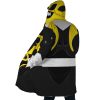Yellow Psycho Rangers AOP Hooded Cloak Coat SIDE Mockup - Power Rangers Mall