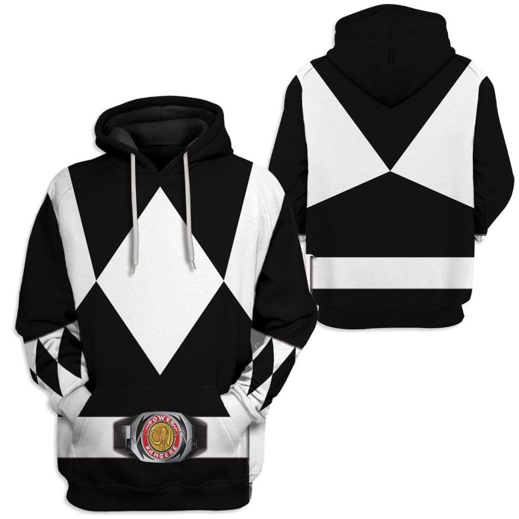 cosplay black power ranger custom t shirts hoodies apparel hd qm0102203 3d custom fleece hoodies 674820 - Power Rangers Mall