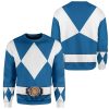 cosplay blue power ranger custom t shirts hoodies apparel hd qm0102204 3d custom fleece hoodies 286369 - Power Rangers Mall