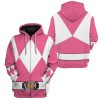 cosplay pink power ranger custom t shirts hoodies apparel h01025 3d custom fleece hoodies 118260 - Power Rangers Mall