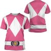 cosplay pink power ranger custom t shirts hoodies apparel h01025 3d custom fleece hoodies 419990 - Power Rangers Mall