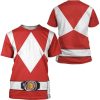cosplay red power ranger custom t shirts hoodies apparel hd qm0102201 3d custom fleece hoodies 174057 - Power Rangers Mall
