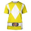 cosplay yellow power ranger custom t shirts hoodies apparel hd qm0102202 3d custom fleece hoodies t shirt s 707580 - Power Rangers Mall