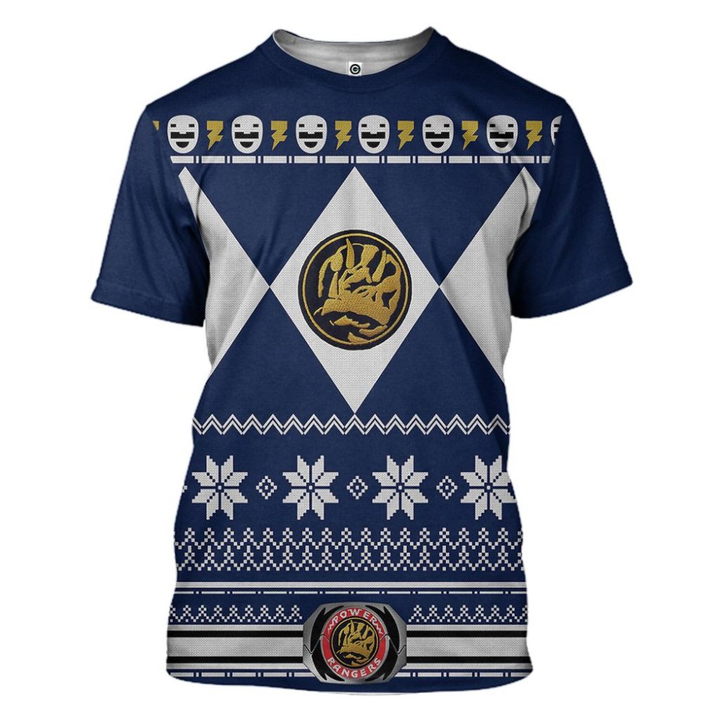 gearhuman 3d blue power ranger custom tshirt hoodie apparel cw29105 3d apparel t shirt s 618087 abf9ace7 c203 4422 8f5c 41790f605f5f - Power Rangers Mall