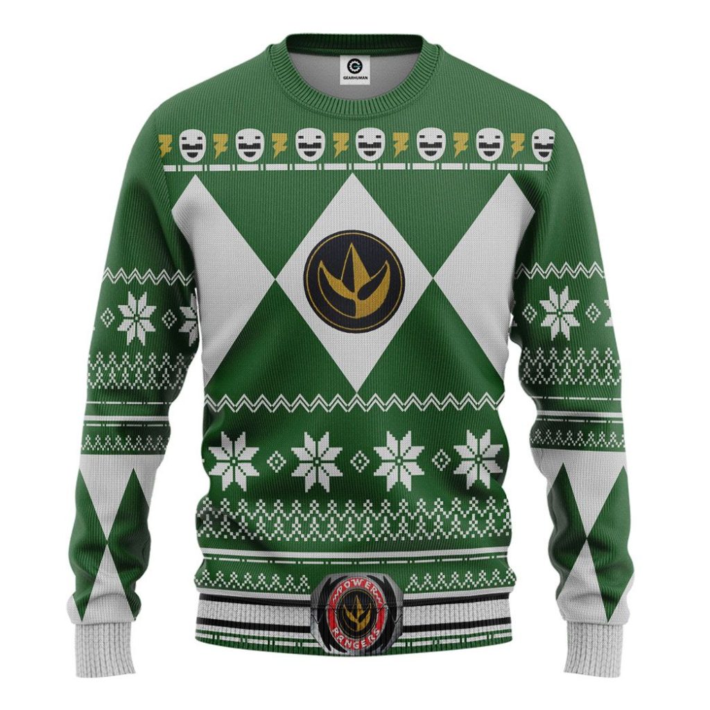 gearhuman 3d green power ranger custom tshirt hoodie apparel cw29104 3d apparel long sleeve s 883169 34f07014 32d2 45f9 8c04 d0089b3989ea - Power Rangers Mall
