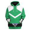 gearhuman 3d green power rangers time force tshirt hoodie apparel gb15019 3d apparel hoodie s 970685 - Power Rangers Mall