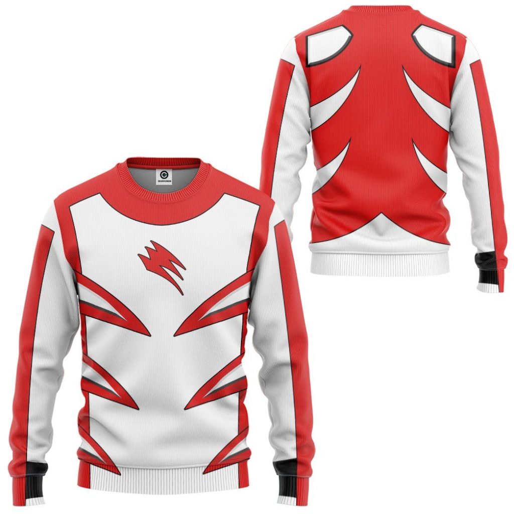 gearhuman 3d jungle fury red master mode power ranger tshirt hoodie apparel gb190119 3d apparel 309918 - Power Rangers Mall