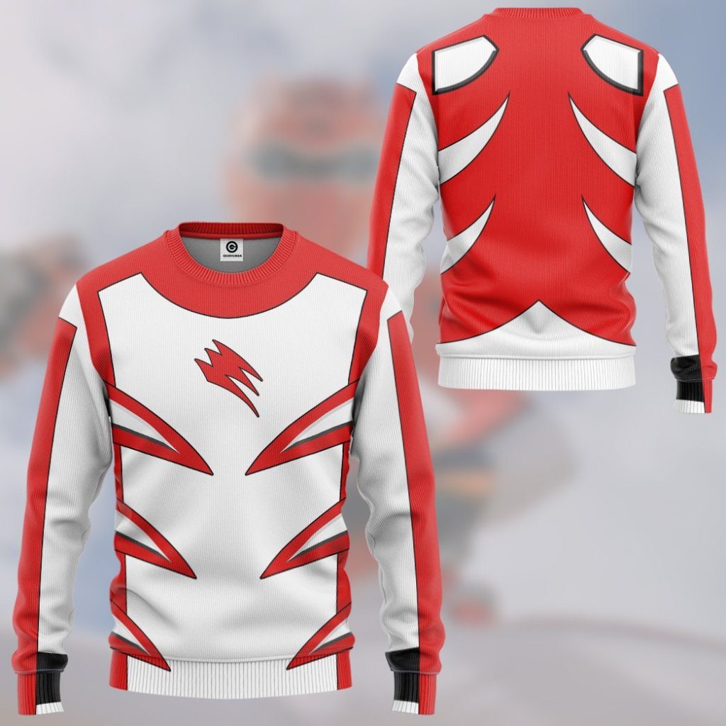 gearhuman 3d jungle fury red master mode power ranger tshirt hoodie apparel gb190119 3d apparel 336592 - Power Rangers Mall