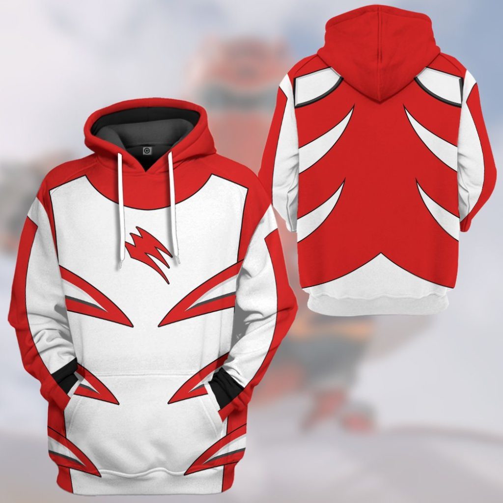 gearhuman 3d jungle fury red master mode power ranger tshirt hoodie apparel gb190119 3d apparel 559664 - Power Rangers Mall