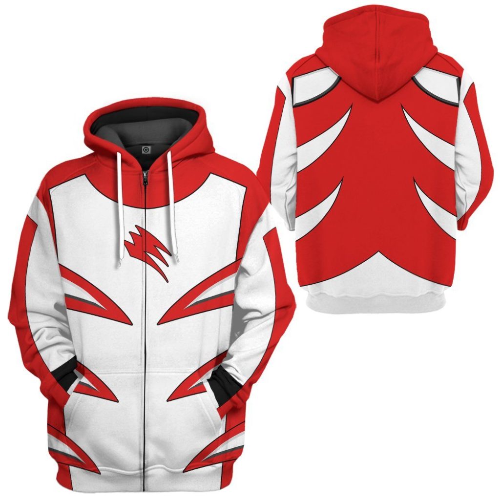 gearhuman 3d jungle fury red master mode power ranger tshirt hoodie apparel gb190119 3d apparel 700335 - Power Rangers Mall