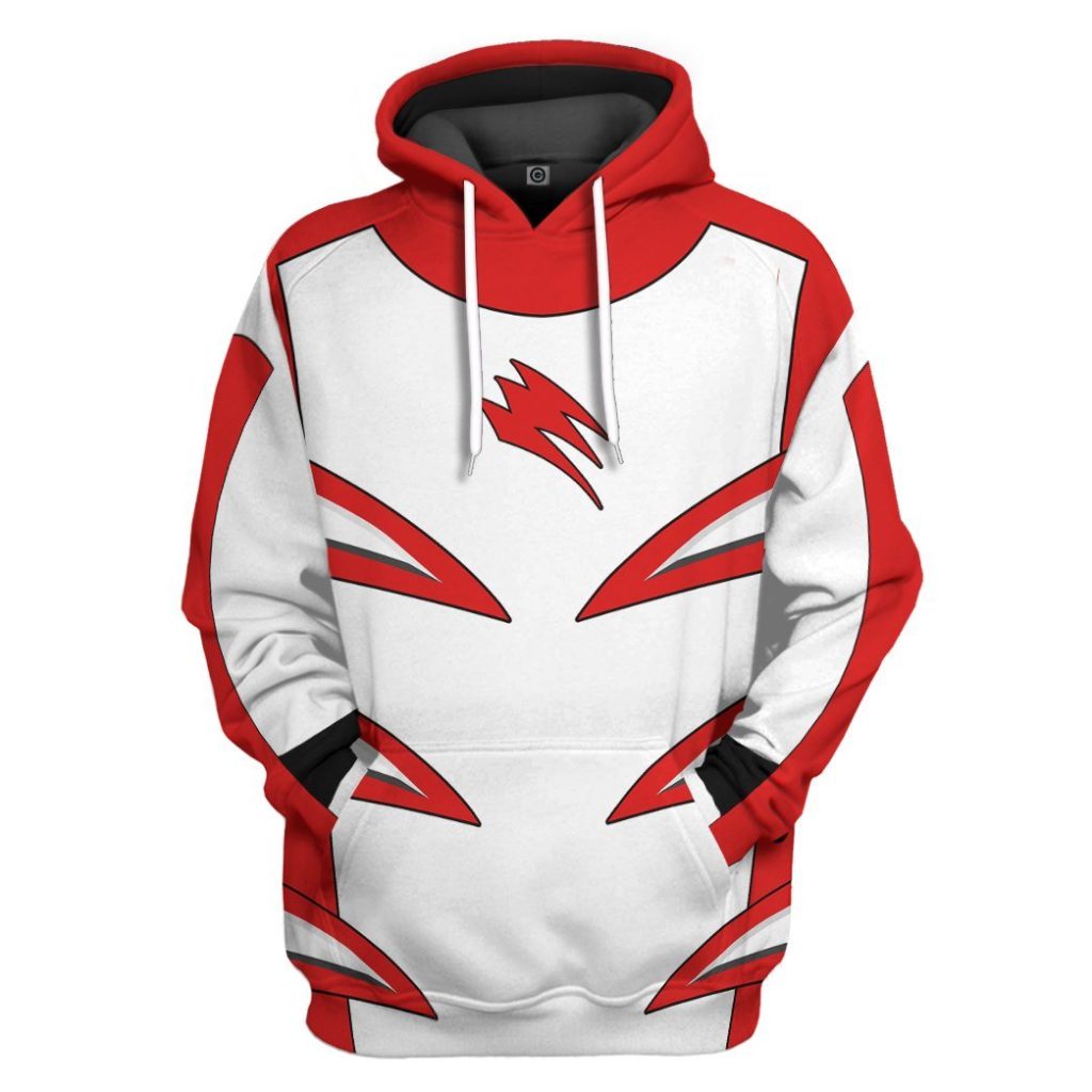 gearhuman 3d jungle fury red master mode power ranger tshirt hoodie apparel gb190119 3d apparel hoodie s 269371 - Power Rangers Mall