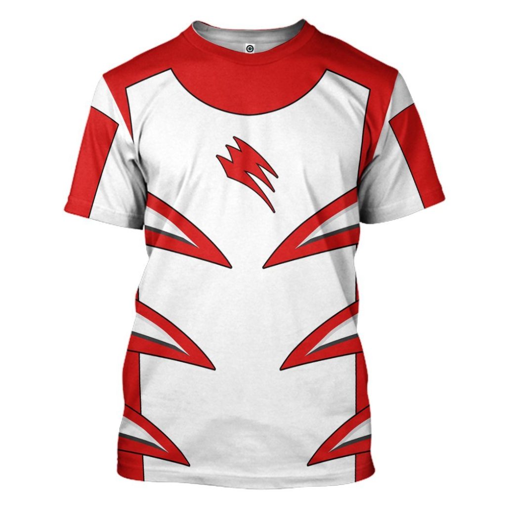 gearhuman 3d jungle fury red master mode power ranger tshirt hoodie apparel gb190119 3d apparel t shirt s 230248 - Power Rangers Mall