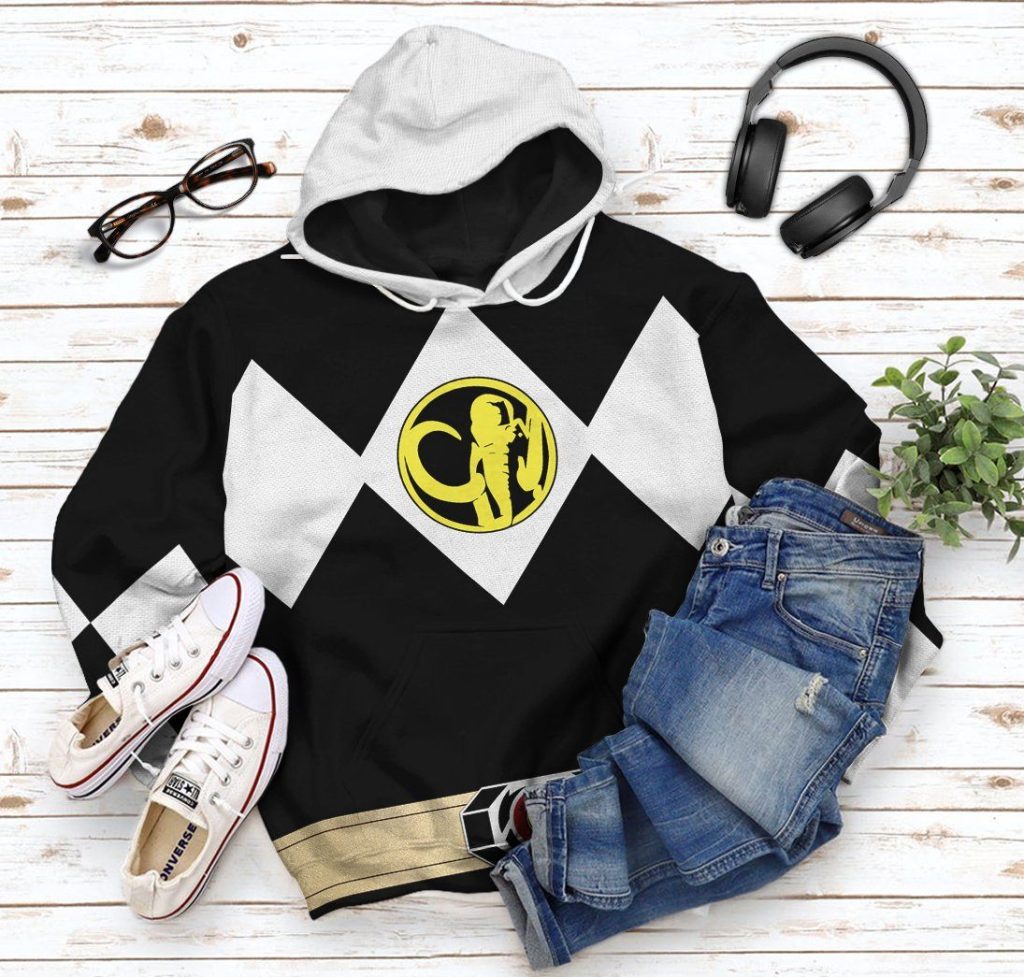 gearhuman 3d mighty morphin power ranger black tshirt hoodie apparel gk190113 3d apparel 313494 - Power Rangers Mall
