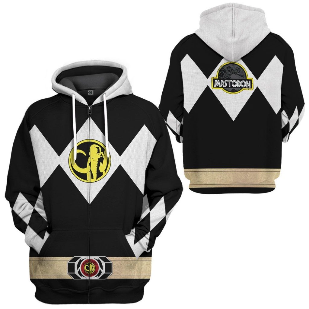 gearhuman 3d mighty morphin power ranger black tshirt hoodie apparel gk190113 3d apparel 805674 - Power Rangers Mall