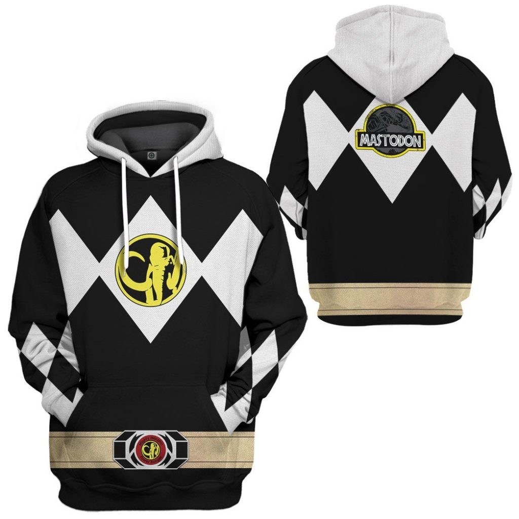 gearhuman 3d mighty morphin power ranger black tshirt hoodie apparel gk190113 3d apparel 819309 - Power Rangers Mall