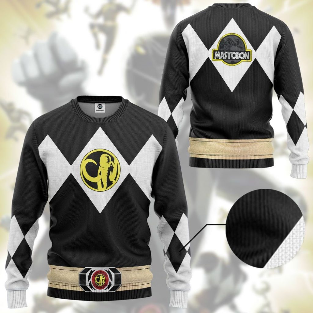 gearhuman 3d mighty morphin power ranger black tshirt hoodie apparel gk190113 3d apparel 827083 - Power Rangers Mall