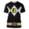 gearhuman 3d mighty morphin power ranger black tshirt hoodie apparel gk190113 3d apparel t shirt s 144117 - Power Rangers Mall
