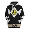 gearhuman 3d mighty morphin power ranger black tshirt hoodie apparel gk190113 3d apparel zip hoodie s 114652 - Power Rangers Mall