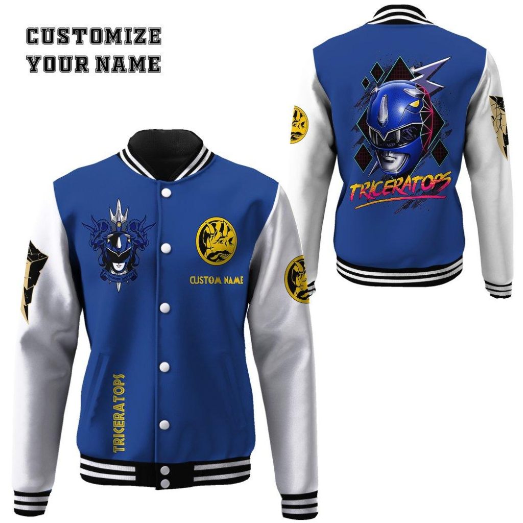 gearhuman 3d mighty morphin power ranger blue custom name baseball jacket gk20018 baseball jacket baseball jacket xs 797083 2506760d b85d 43b2 9b93 4bbaa1cb8e29 - Power Rangers Mall