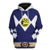 gearhuman 3d mighty morphin power ranger blue tshirt hoodie apparel gk190115 3d apparel hoodie s 323839 - Power Rangers Mall