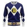 gearhuman 3d mighty morphin power ranger blue tshirt hoodie apparel gk190115 3d apparel long sleeve s 326465 - Power Rangers Mall