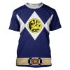 gearhuman 3d mighty morphin power ranger blue tshirt hoodie apparel gk190115 3d apparel t shirt s 735240 - Power Rangers Mall