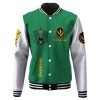 gearhuman 3d mighty morphin power ranger green custom name baseball jacket gk200110 baseball jacket 281140 - Power Rangers Mall