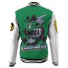 gearhuman 3d mighty morphin power ranger green custom name baseball jacket gk200110 baseball jacket 400511 - Power Rangers Mall