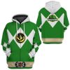 gearhuman 3d mighty morphin power ranger green tshirt hoodie apparel gk190112 3d apparel 844105 - Power Rangers Mall