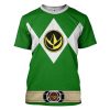 gearhuman 3d mighty morphin power ranger green tshirt hoodie apparel gk190112 3d apparel t shirt s 469234 - Power Rangers Mall