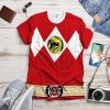 gearhuman 3d mighty morphin power ranger red tshirt hoodie apparel gk190110 3d apparel 742298 - Power Rangers Mall