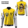 gearhuman 3d mighty morphin power ranger yellow custom name baseball jacket gk200113 baseball jacket 650987 - Power Rangers Mall