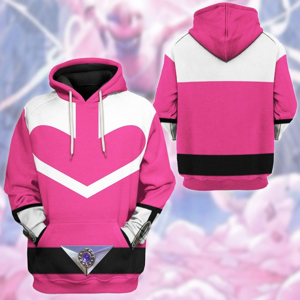 gearhuman 3d pink power rangers time force tshirt hoodie apparel gb15017 3d apparel 792971 - Power Rangers Mall
