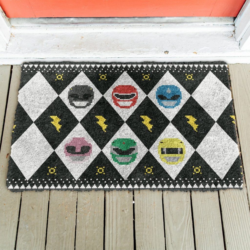 gearhuman 3d power ranger black ugly doormat gv250111 doormat 896430 9e7b8561 e0b3 4ed9 bc81 5cda45b90c9c - Power Rangers Mall