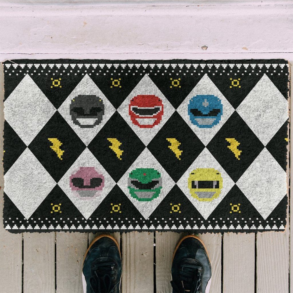 gearhuman 3d power ranger black ugly doormat gv250111 doormat 991652 1b9c28a1 6b6c 4070 9382 fa4a613beb00 - Power Rangers Mall
