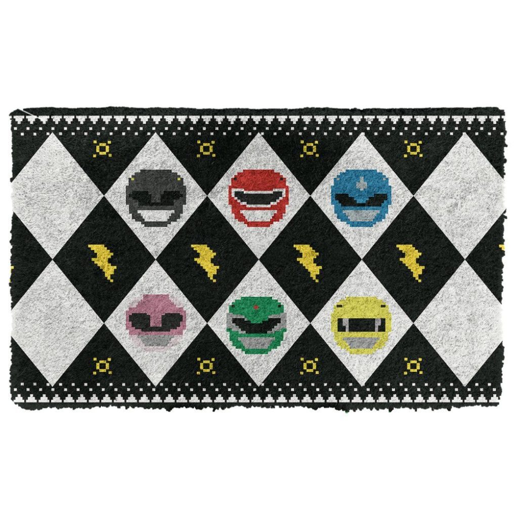 gearhuman 3d power ranger black ugly doormat gv250111 doormat doormat s158x236 375724 08098443 c910 4fc8 bb8a 808d1390f34d - Power Rangers Mall