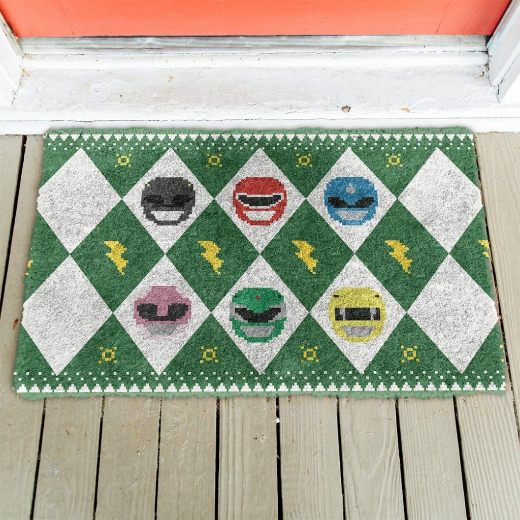 gearhuman 3d power ranger green ugly doormat gv250110 doormat 618073 fac3bf44 6b3a 4477 9ce1 e096170fdada - Power Rangers Mall