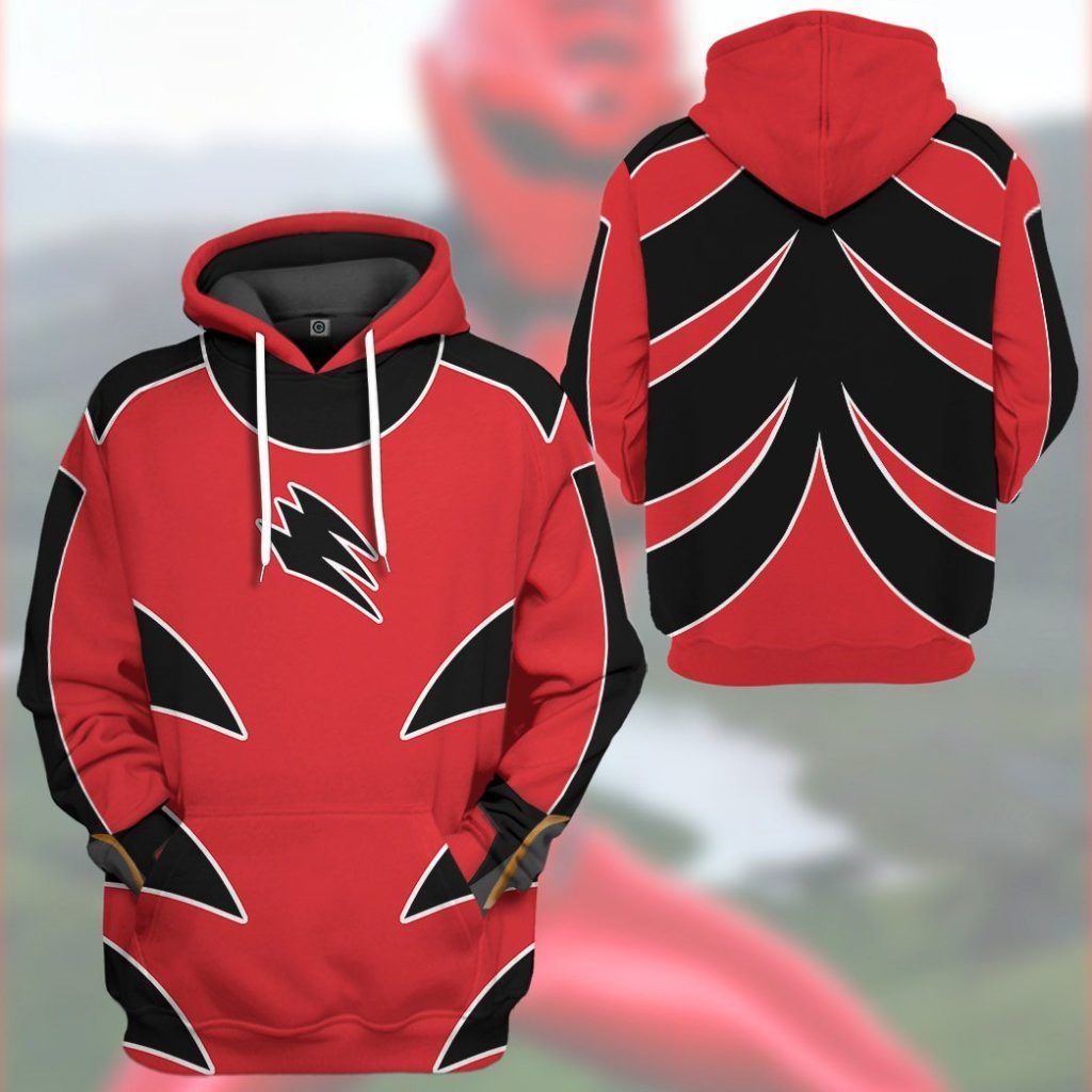 gearhuman 3d power ranger jungle fury red ranger tshirt hoodie apparel gb13015 3d apparel 247196 f9646d7a b829 4c67 8416 032084579314 - Power Rangers Mall